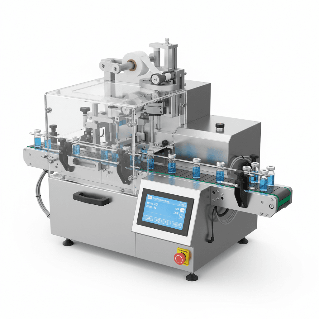 Automatic Vial Labeling Machine