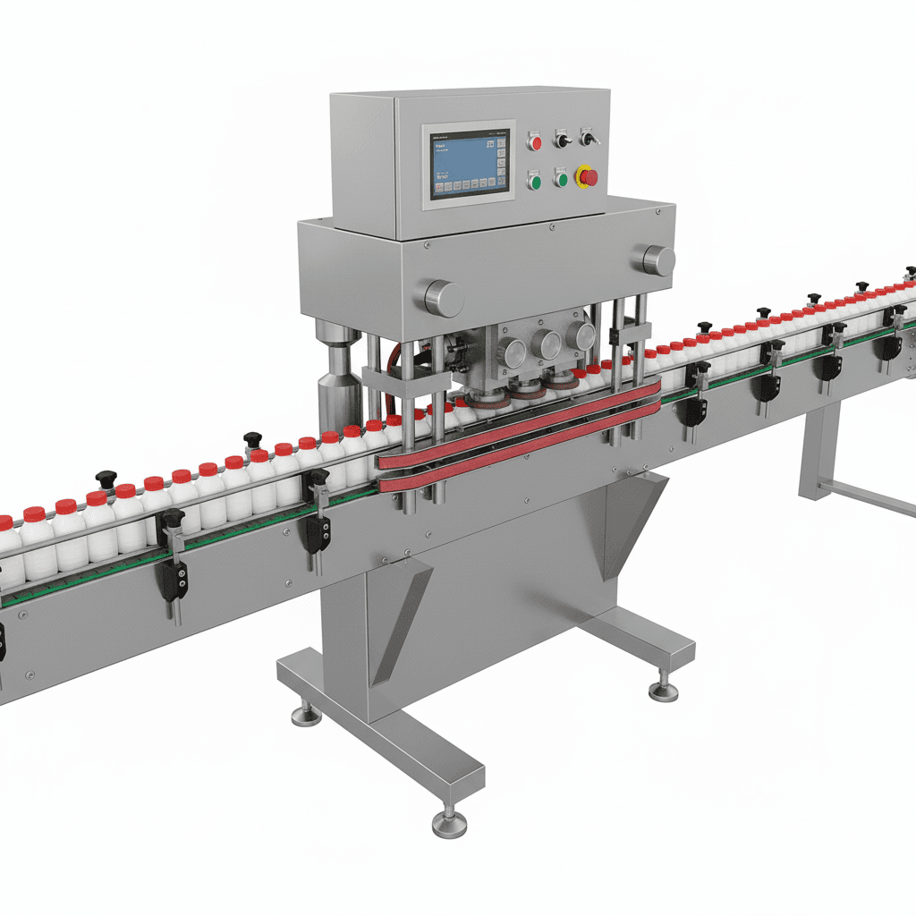 Automatic Linear Capping and Sealing Machine